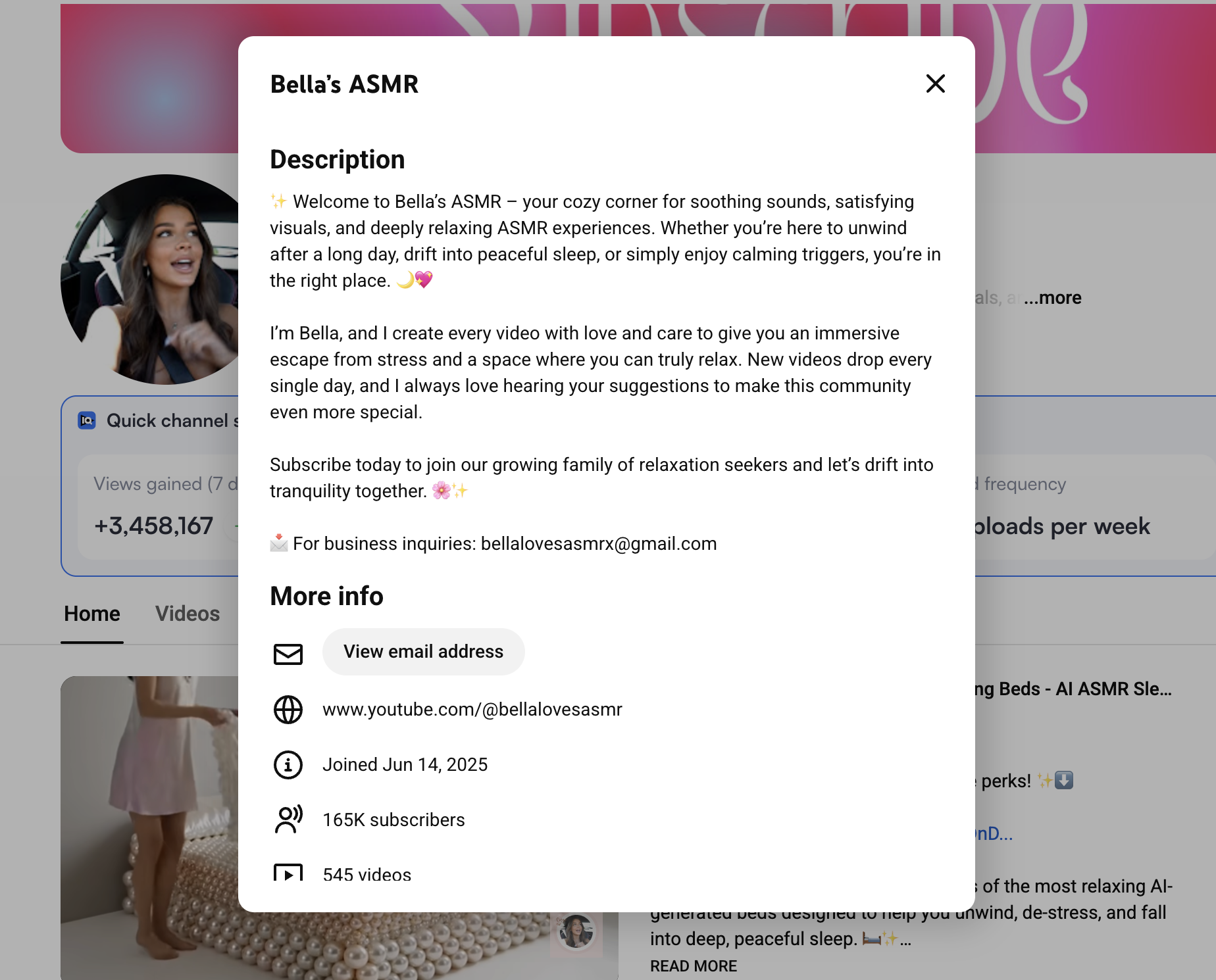 Bella's ASMR Content Strategy